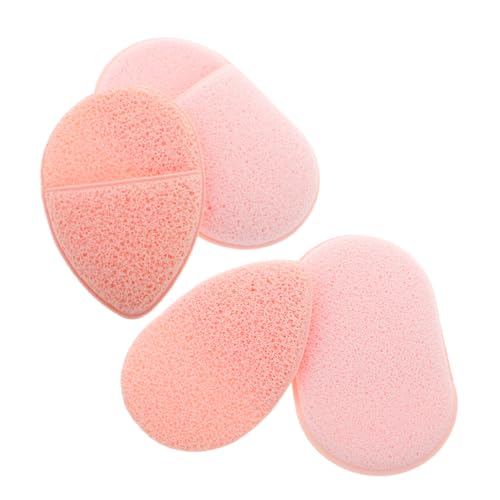 2Sets Makeup Sponges for Face Cleaning Soft Exfoliating Face Scrub Pads with Comfortable Glove Design and Makeup Removal for Women Men for Skincare