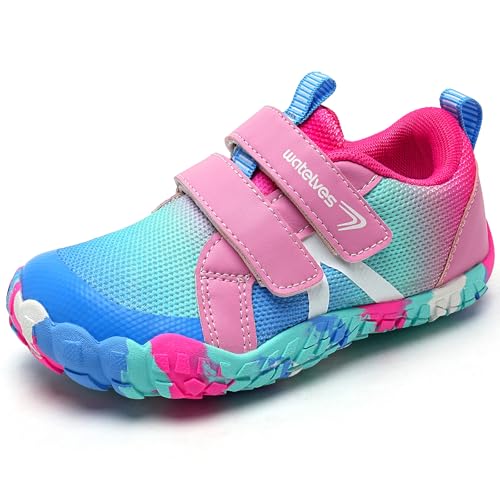 WateLves Barfußschuhe Kinder Barfussschuhe mit Klettverschluss Mädchen...
