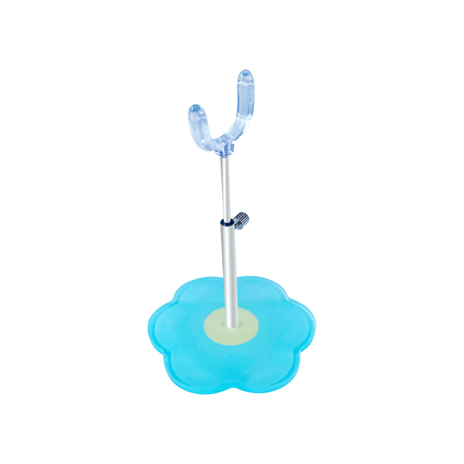 Msioytog Unique Doll Stand with Flexible Height ABS Construction Setup Wide Compatibility Spacious Desktop Stand Cable Management