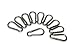 Produktbild Karabinerhaken 60mm x 6 mm 10 Stück Stahlkarabiner mit Schnapphaken; Belastbarkeit bis ca. 80kg
