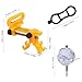 RiToEasysports Bike Wheel Spoke Tension Meter, Multifunctional Bike Wheel Truing Mechanism Tool Cycling Accessories (Yellow)