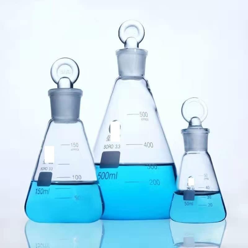 Matraz cónico de vidrio silicato