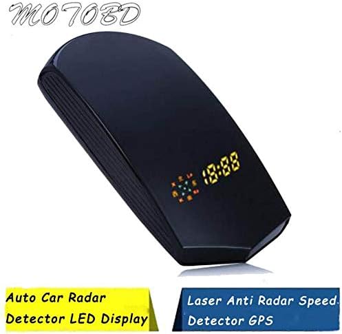Anti Spy Detector General Motors Automotive Radar Detector LED Display Lidar Speed GPS Detector RF Signal Detector (Color Name : Only Radar)