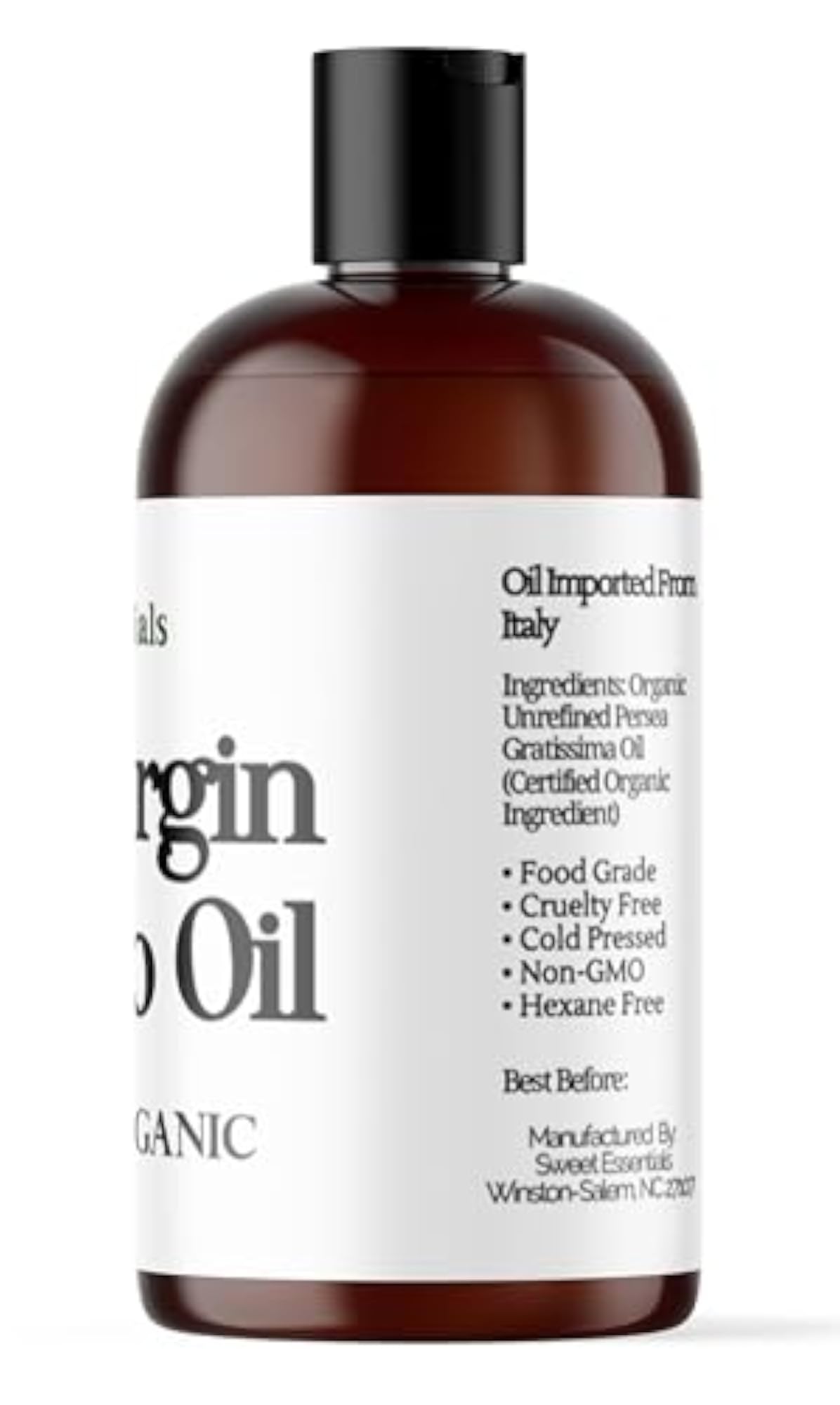 Extra Virgin Organic Avocado Oil - 100% Pure