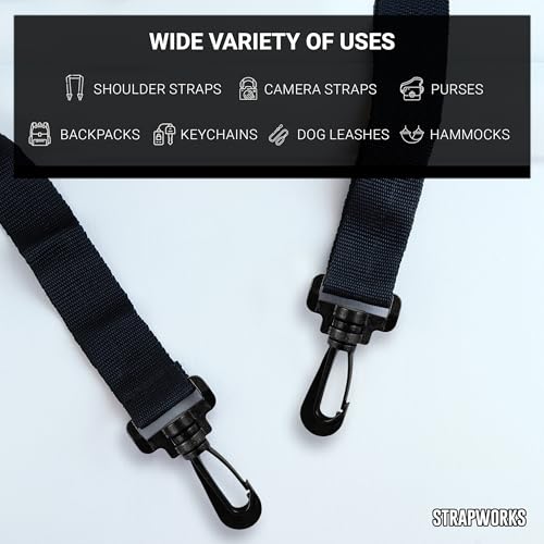 Gancho giratorio de plástico de 5 cm para reparar correas rotas 3