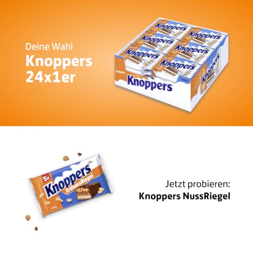 Knoppers Erdnuss, Waffelschnitten mit Milch- & Erdnusscreme - 24 x 25 g – Ansicht 5