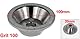 sourcing map Schalenförmige Diamant-Schleifscheibe CNB 100# 100mm OD 20mm Befestigungs bohrung 35 mm Dicke