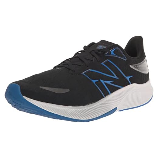 New Balance FuelCell Propel V3 Tênis de corrida masculino, Preto/cobalto, 7