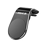 SANNITOU Car Phone Holder for Mazda MX-5 Miata NA NB NC ND 1990-2022, Universal Smartphone Vent Mount, 360° Rotation, Black