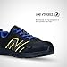 New Balance Men's Aluminum Toe Evolve Industrial Shoe, Black/Blue/Yellow, 10.5