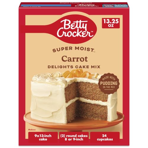 Betty Crocker Delights Super Moist Carrot Cake Mix, 13.25 oz