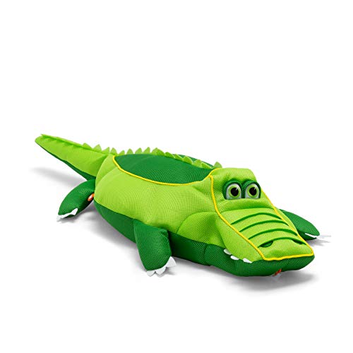Big Joe Pool Petz Large Alligator No Inflation Needed Animal Floating Pool Toy, Alligator Shape Mesh, Quick Draining Fabric, 4.5 feet by Big Joe - Used condition - US$46.03