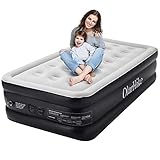 OlarHike Luftmatratze mit Eingebauter Elektrischer Pumpe, Luftbett Selbstaufblasend für 1 Person, Premium Einzelbett Gästebett, Aufblasbare Matratze für Camping oder Heimgebrauch, 198 x 102 x 46 cm