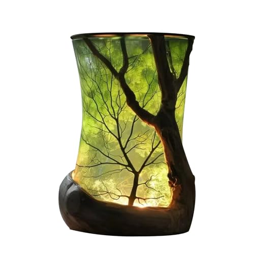 Lampe de table latérale design arbre pour réchauffer l'ambiance de votre chambre