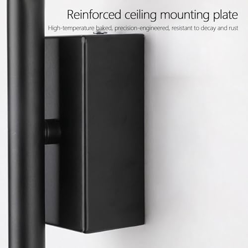 Lámpara de pared moderno lineal para dormitorio con luz cálida de 60cm 3