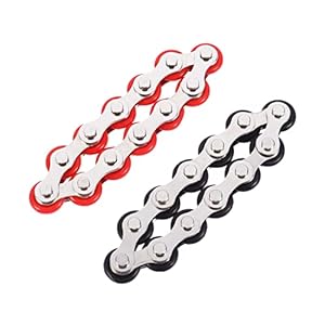 Veemoon 2er Set Roller Kette Fidget-Ringe