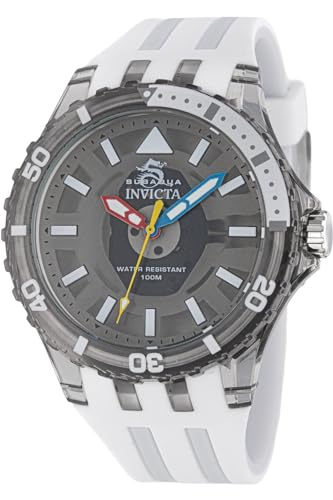 INVICTA Subaqua 69448 Reloj para Hombre - Impermeable - Analógico - Movimiento Cuarzo - Acrílico con Esfera Azul - 44mm