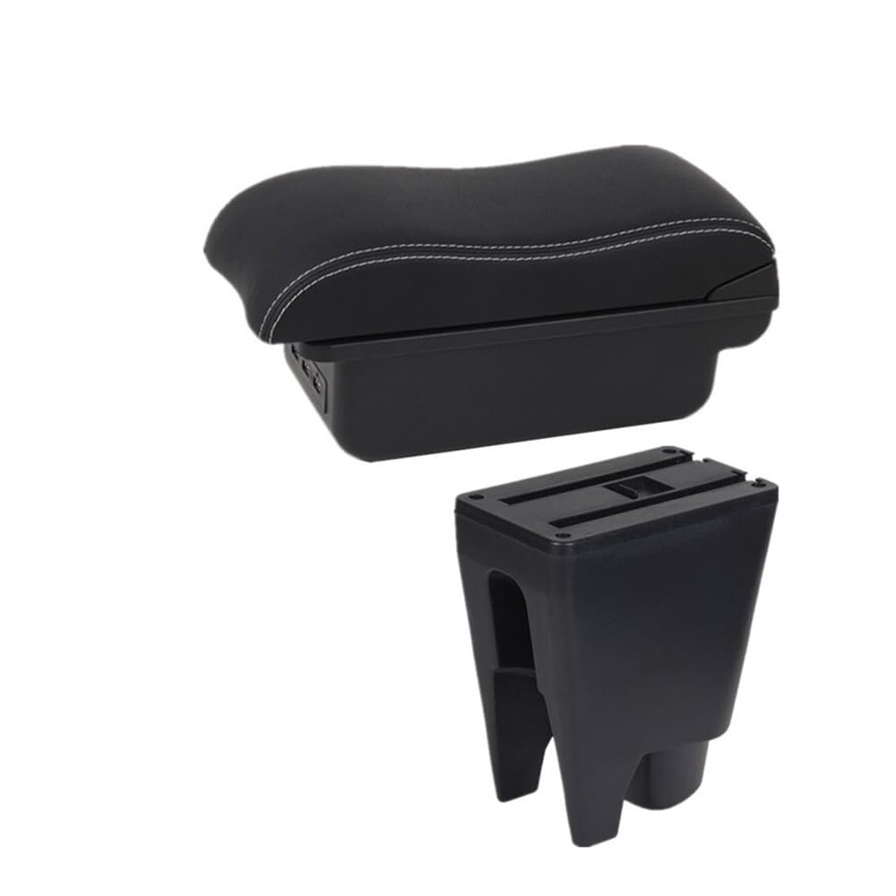 Yulegudi B2 Black White 3Usb Car Armrests For Peugeot 107 Car Armrest Box