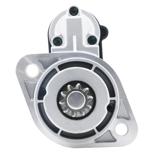 Image of 10-Tooth New Starter for John Deere 5045D 5045E 5055D 5055E 5065E 5075E 2008 2009 2010 2011 2012 2013 2014 08 09 10 11 12 13 14 Ulitity Tractor 2.9L RE533976 BF002G20658 F-002-G20-658 RE544939 19331