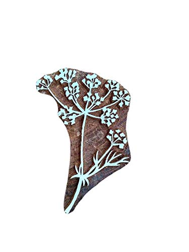 IFH Tree Carved Wooden Printing Block Stamp Indian Print Textile Fabric Border BP356.
