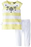 Nautica Baby Girls' Top and Capri Legging Set