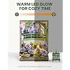 rowood Water Lily 3D Puzzle Building Set with LED,DIY Monet Wall Art Craft Kits for Adults,Home Decor Botanical Collection Gift on Christmas