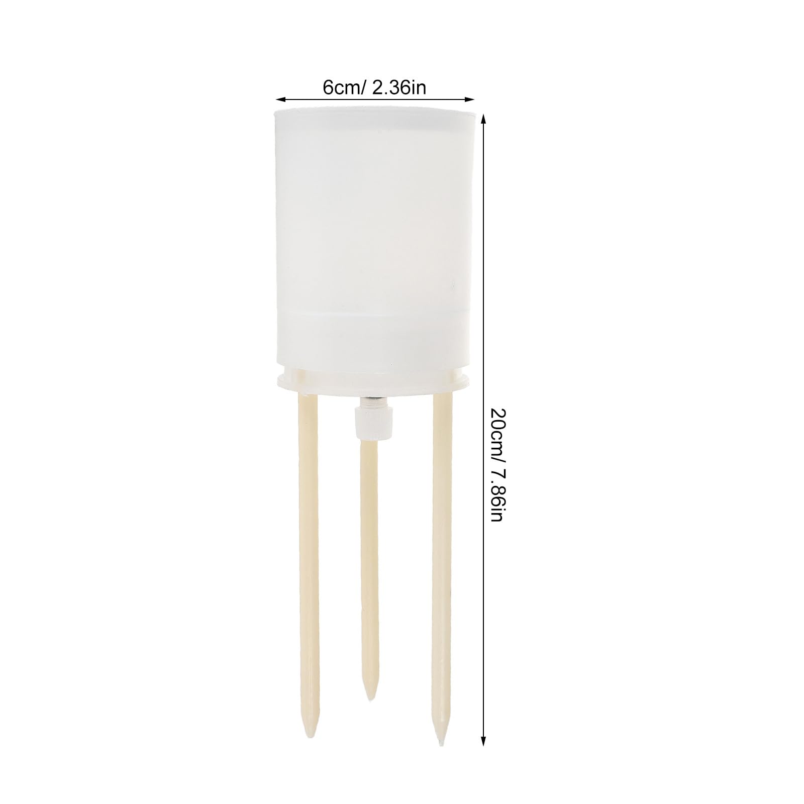 Lurrose Set di 4 vasi autoirriganti con Punta, gocciolatore a Flusso Regolabile per Piante su palo di Muschio, Dispositivo di irrigazione Automatico per Monstera, irrigatore per palo di Muschio
