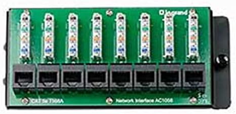 Legrand, Home Office & Theater, Network Interface Module, Cat 5e, 8 Port, AC1058