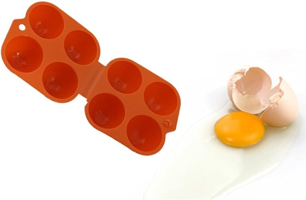 Portable Camping and Hiking Vehicle 4 Grid Egg Box, Convenient Kitchen Container, Storage, Outdoor Tool