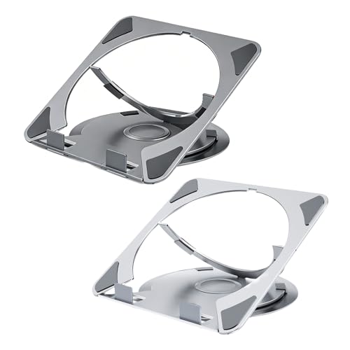 Soporte portátil refrigerado con base de aluminio resistente y estructura plegable 3