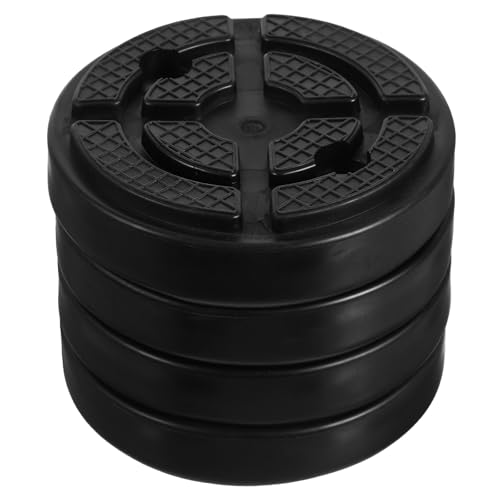 WRITWAA Almohadillas para Gato de Suelo de Coche, 4 Piezas de Goma Protección contra Arañazos, Compatibles Elevadores de Dos Postes para Mantenimiento Automotriz