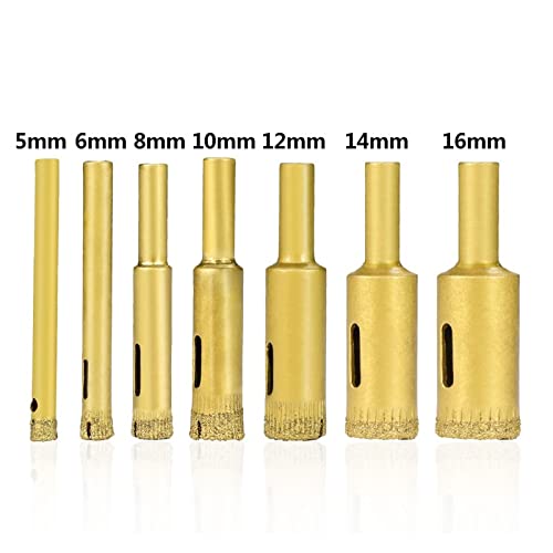 Set de 7 brocas diamantadas para metal y vidrio miniatura 2