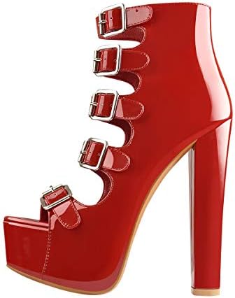 size 11 chunky platform heels