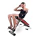 ZQJYMXM Dumbbell Stool Abs Sit Ups Fitness Equipment Home Abdomen Bird Sports Chair Adjustable Multifunctional Fitness Bench, 107*33.5*44.5cm, Black