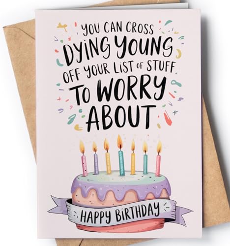 Funny Birthday Card for Women - Humorous Age Joke Greeting