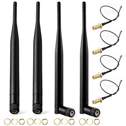 Antenas SMA macho 915 MHz y cables U.FL MHF1 para expandir la cobertura de tu nodo LoRa Meshtastic