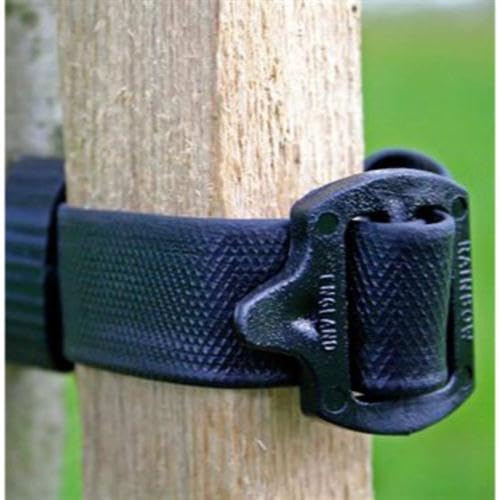 Garden Gear Heavy Duty Buckle Tree Tie 60cm x 25mm Polycarbonate UV Resistant Adjustable Tree Support Strap with Collar for Staking Young Trees Landscaping (1)