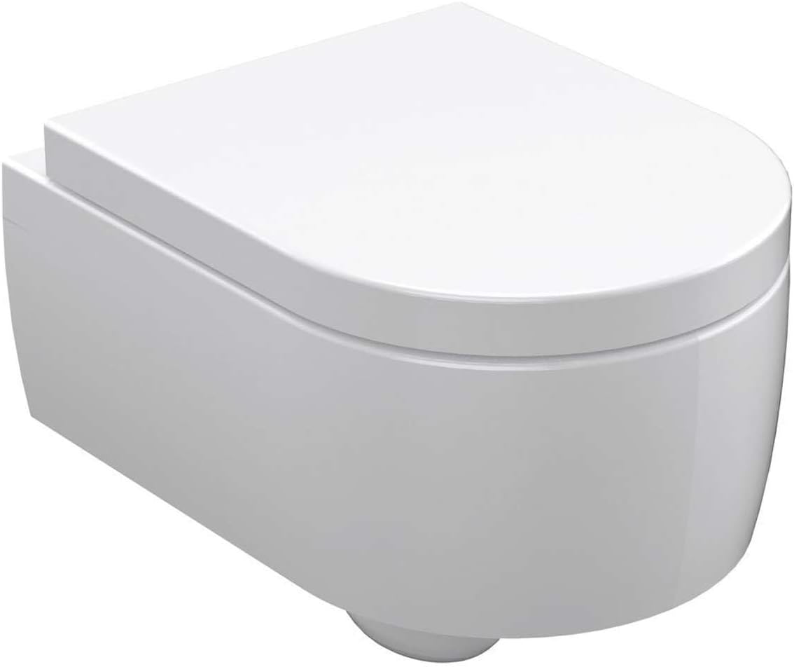Kerasan Flo Wall Mounted Elongated 1 Piece Toilet