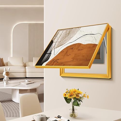 Decorative Circuit Breaker Panel Cover, Wall Art Electrical Box Hideaway, Creative Home Decor Picture (Style 3, 15.7x11.8in) - Unique Wall Decoration for Modern Spaces