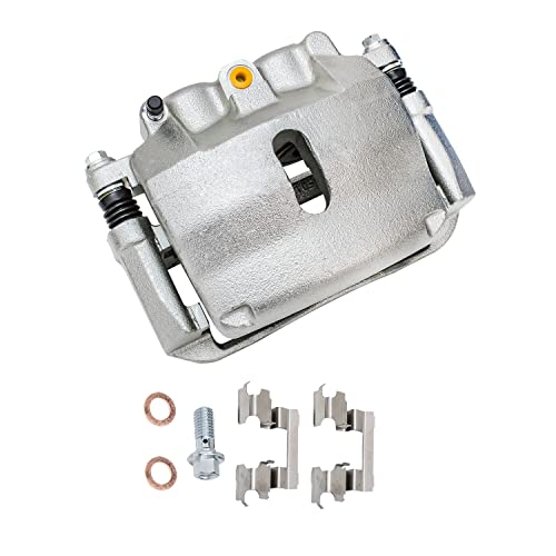 Image of Detroit Axle - RWD Front Brake Kit for 2004-2005 Ford F-150, Disc Brake | Rotors Brake Caliper w /Bracket Replacement 6 Lug Models with 12.99 inch inch Front Rotor Diameter
