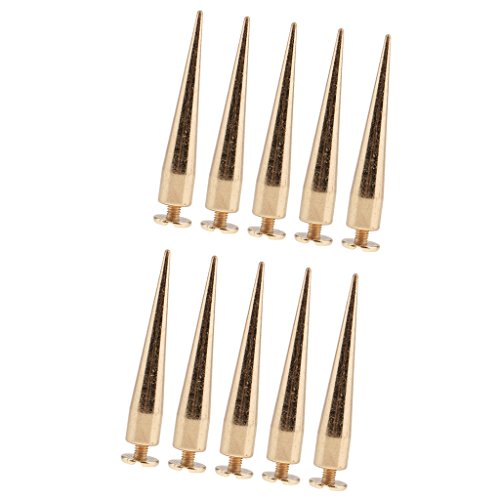 20 Pezzi 7x40mm Spikes Cone Rivetti Borchie Punk