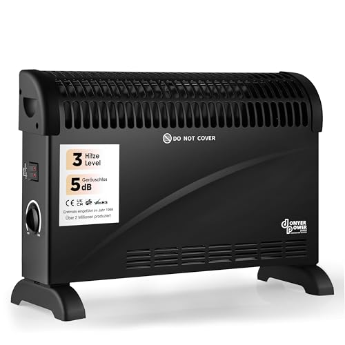 DONYER POWER Konvektor-Heizkörper 2000W Raumheizung mit...