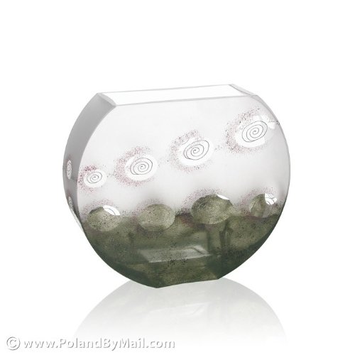 Glass Vase - Impressionism Series, 9 inches Tall