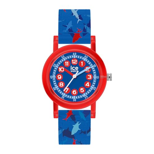 ICE-WATCH - Ice Learning Blue Shark - Blaue Jungenuhr mit nylonarmband - 023296 (Small)