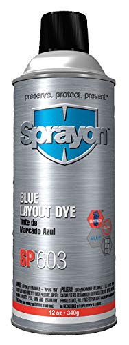 Sprayon SP603 Blue Layout DYE 12 oz Aerosol, SKU #S00603000 SP603 Blue Layout DYE