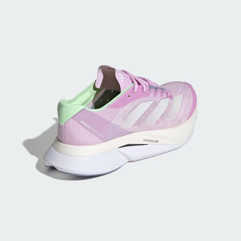 Image of adidas Womens Adizero Boston 12 Running Sneakers Shoes - Blue