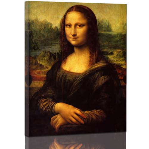YRYWAWA Mona Lisa by Leonardo Davinci The World Classic Paintings