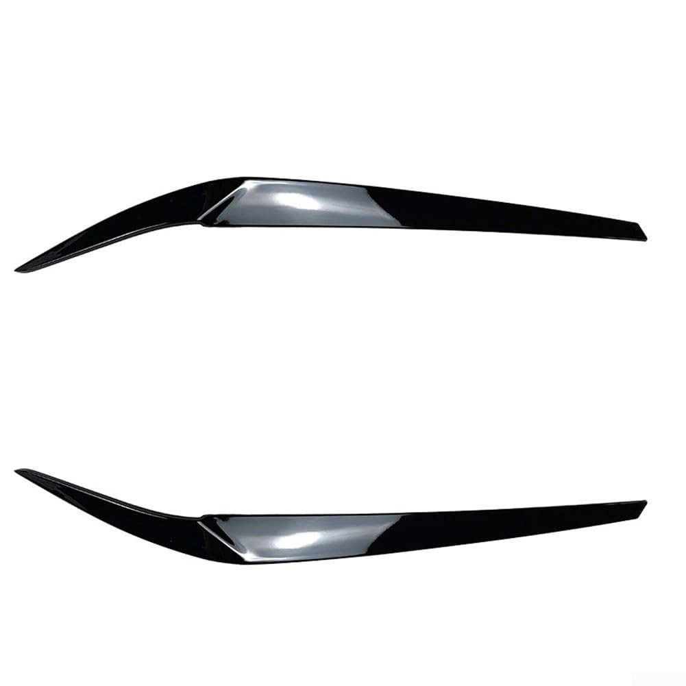Per BMW G30 G31 G38 F90 M5 525I 540I Frontale Palpebra Sopracciglio Trim, Fibra di Carbonio, 2 Pezzi (nero)