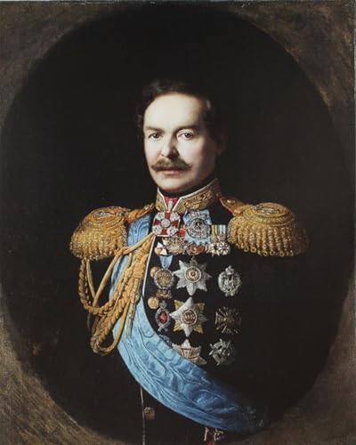 Impression d'affiches portrait militaire russe pour décor de salon