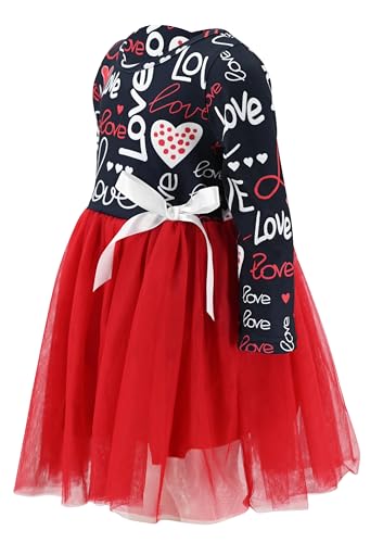 Image of Girls Long Sleeve Tulle Tutu Dresses for Kid and Toddler